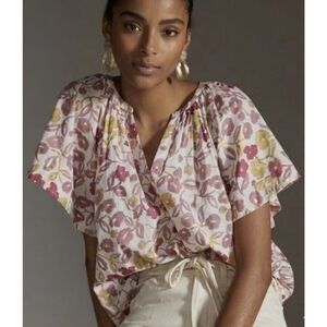 NWOT Velvet by Graham & Spencer Juno Top,Med $178 F8